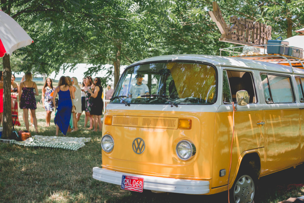 Volkswagen Bus | VW Photo booth bus | Southwest Michigan Event | Photo booth bus | west Michigan event | vintage | bohemian wedding | hippie style | 77 Kombi | air cooled | Michigan photographer | michigan events | barefoot wedding | outdoor wedding ideas | corporate event planner | michigan venue | west michigan event | grand rapids event | lakeshore wedding